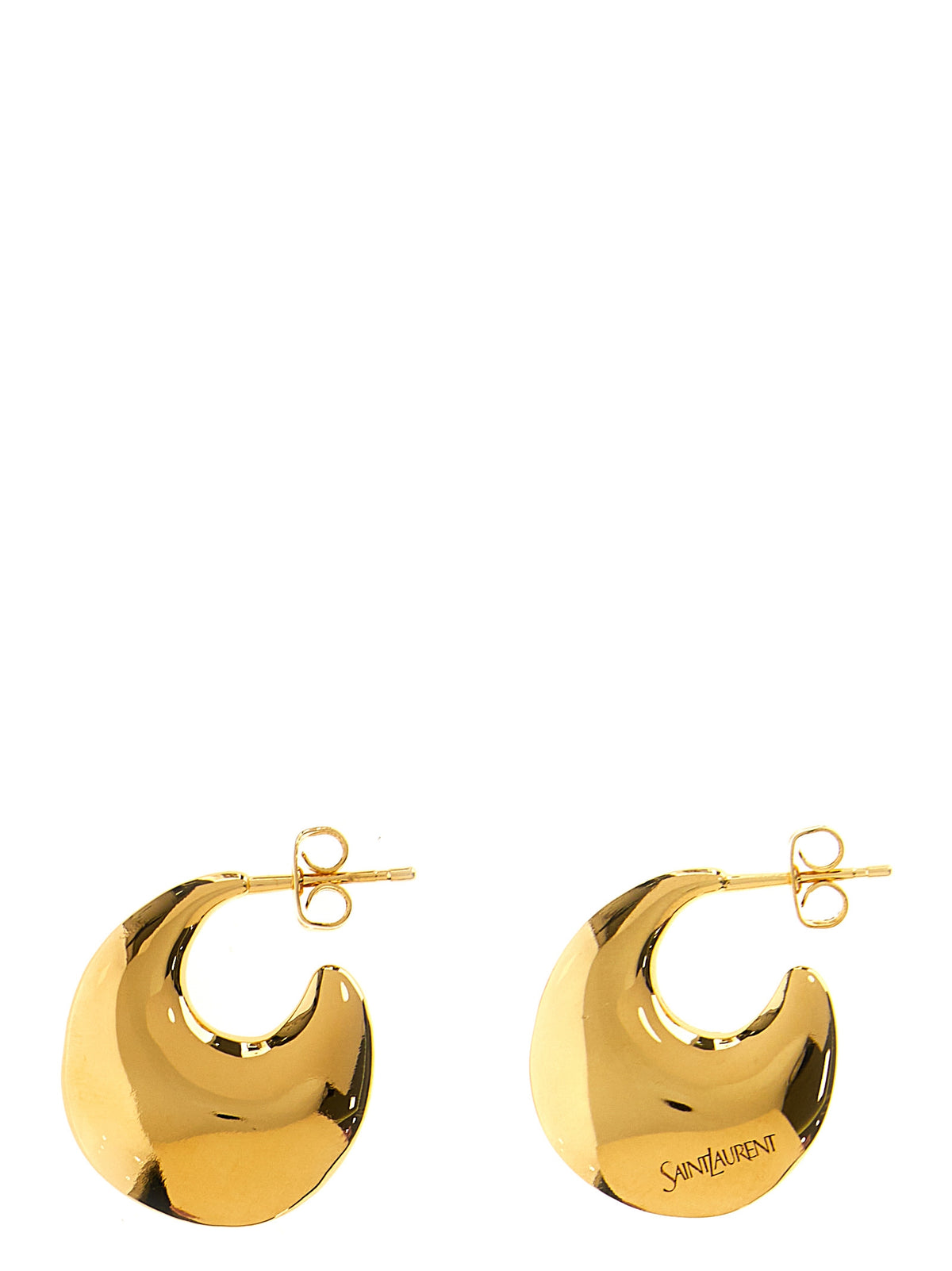 Saint Laurent Ohrringe aus Goldmetall