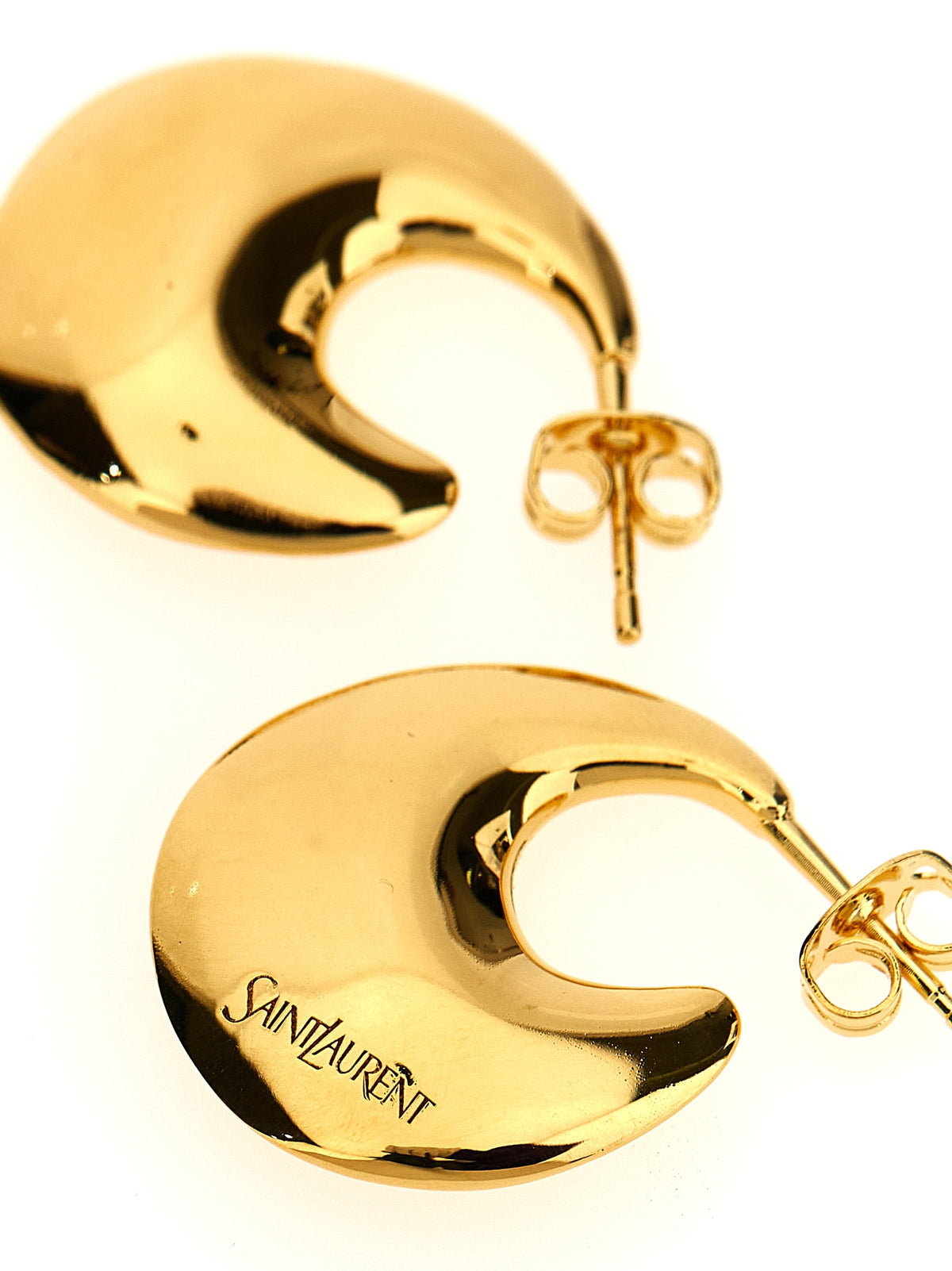 Saint Laurent Ohrringe aus Goldmetall