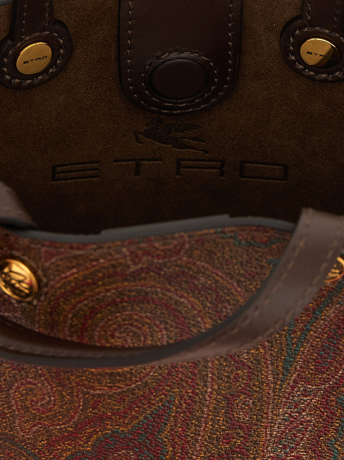 Etro Multicolor Baumwoll-Tragetasche
