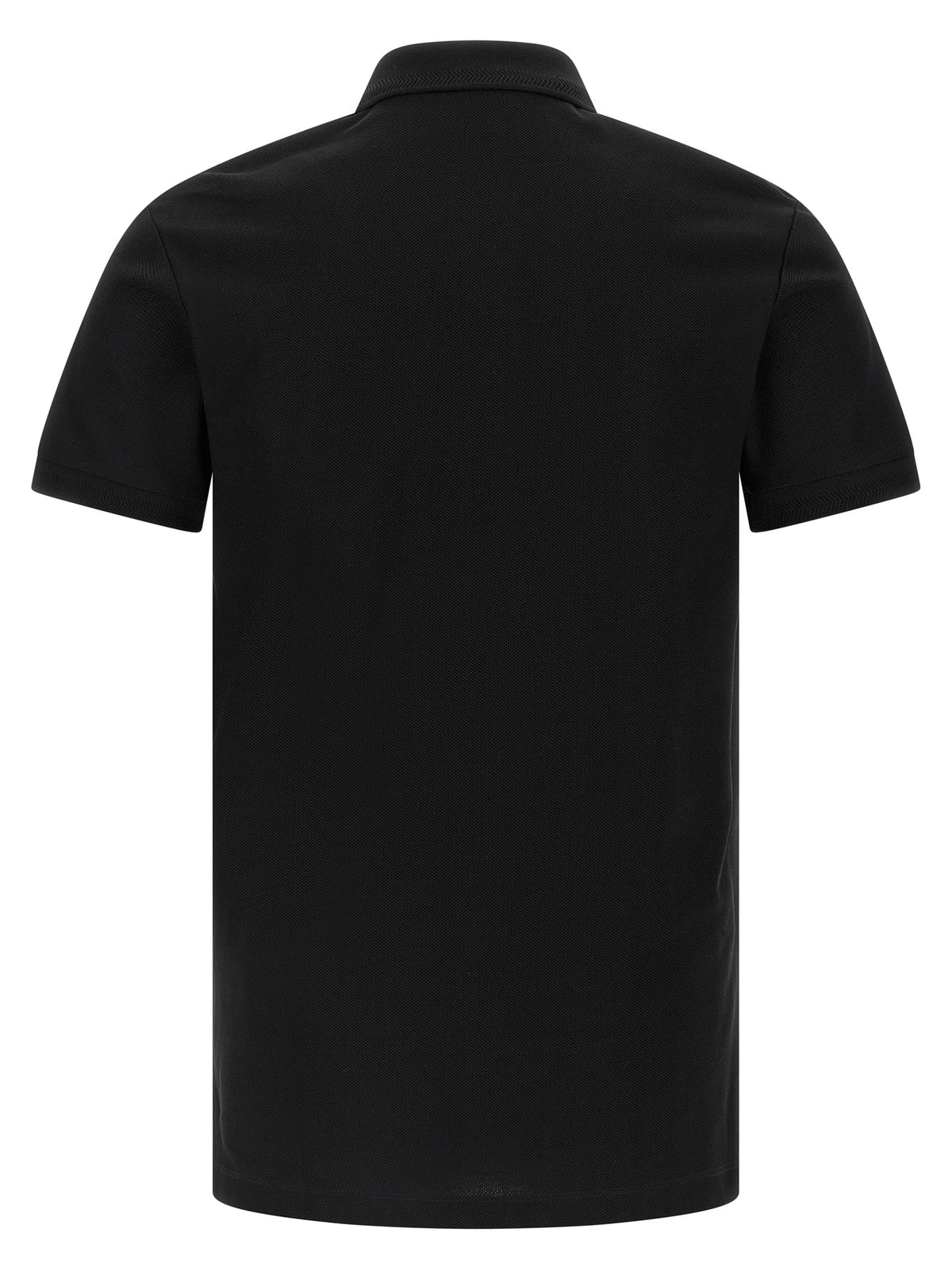 Burberry Schwarzes Baumwoll-Poloshirt
