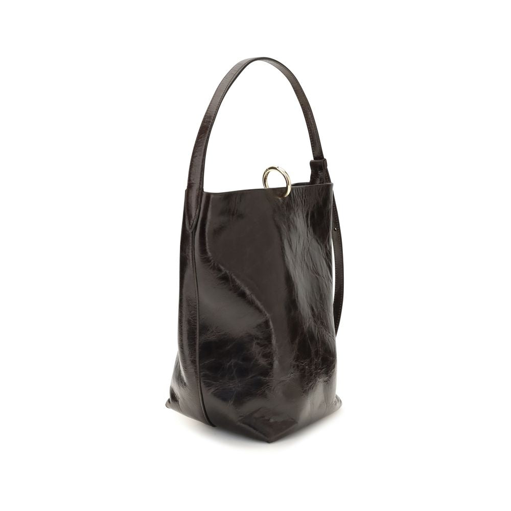 Benedetta Bruzziches Schwarze Bos Taurus Kalbsleder Schultertasche