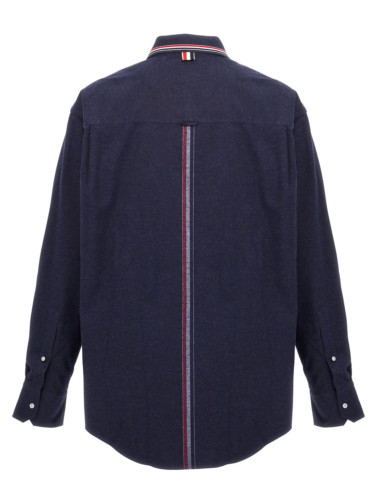 Thom Browne Blaue Baumwollbluse
