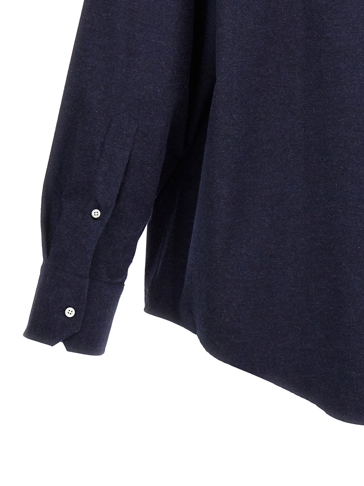 Thom Browne Blaue Baumwollbluse