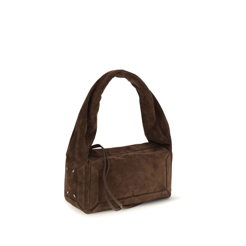 Maison Margiela Braune Kalbsleder Bos Taurus Schultertasche