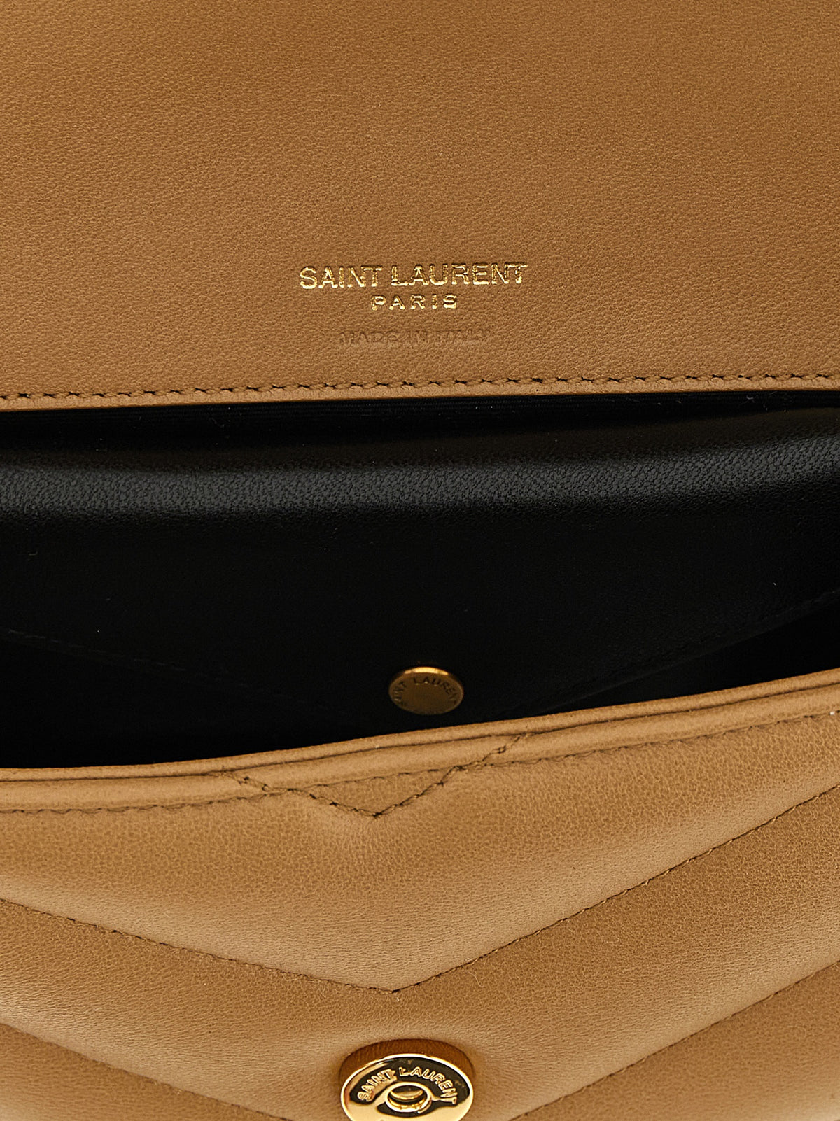 Saint Laurent Beige Lammleder Crossbody Bag