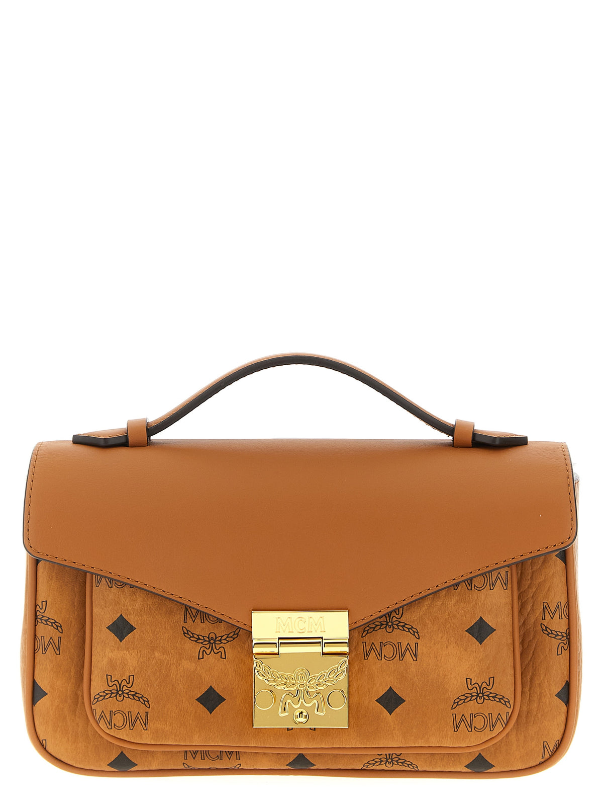 MCM Braune Crossbody-Tasche aus Polyethylen