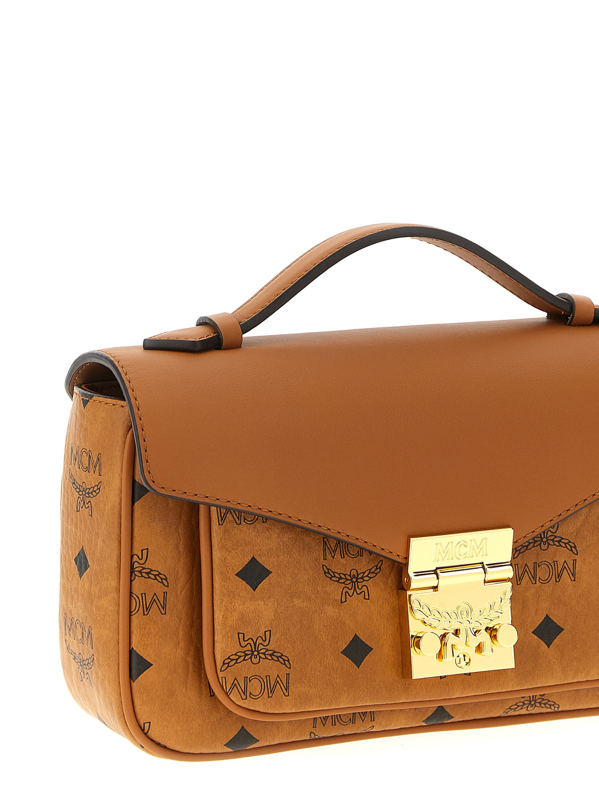 MCM Braune Crossbody-Tasche aus Polyethylen