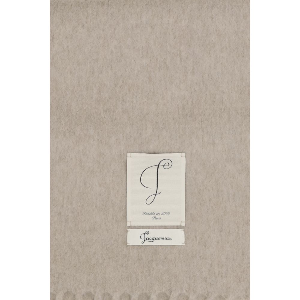 Jacquemus Beige Ovis Aries Wollschal