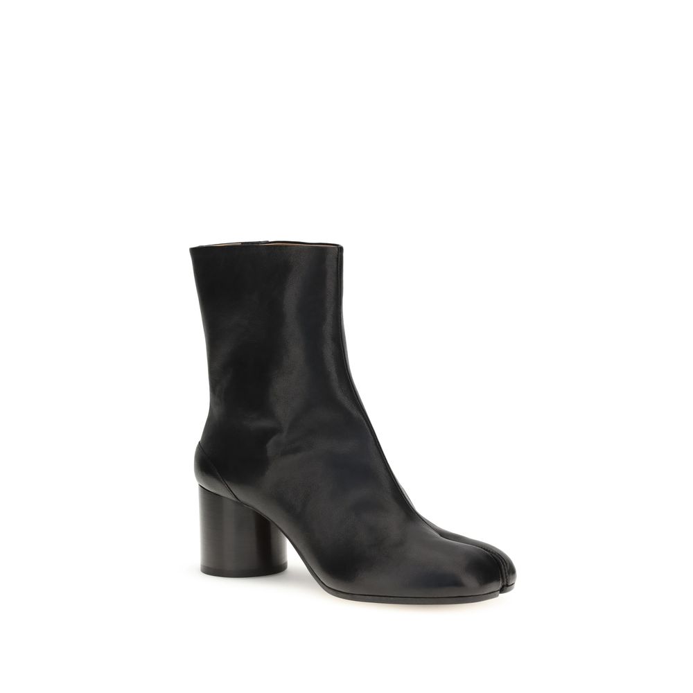 Maison Margiela Schwarze Lammleder-Stiefeletten Ovis Aries