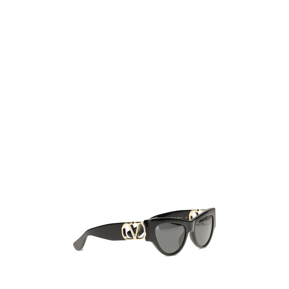 Valentino Garavani Schwarze Sonnenbrille aus Acetat