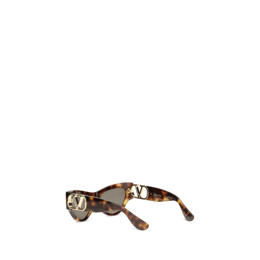 Valentino Garavani Braune Sonnenbrille aus Acetat