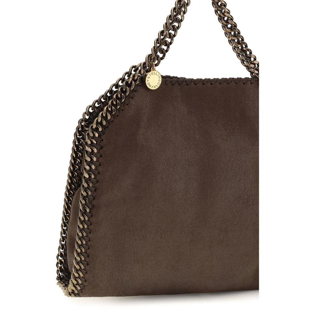 Stella McCartney Schultertasche aus braunem Polyamid