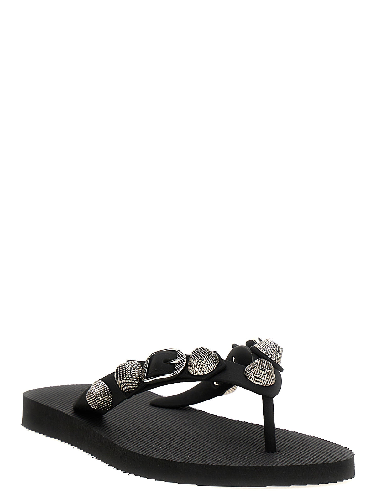 Balenciaga Schwarze Gummipantoletten