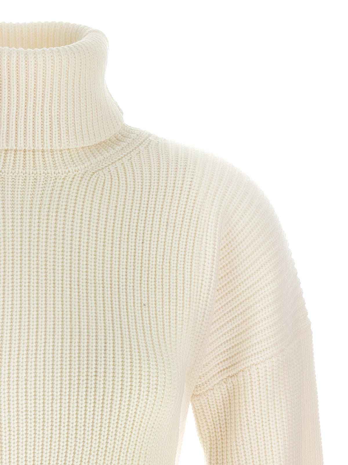 TOTEME Weiße Wollstrickjacke