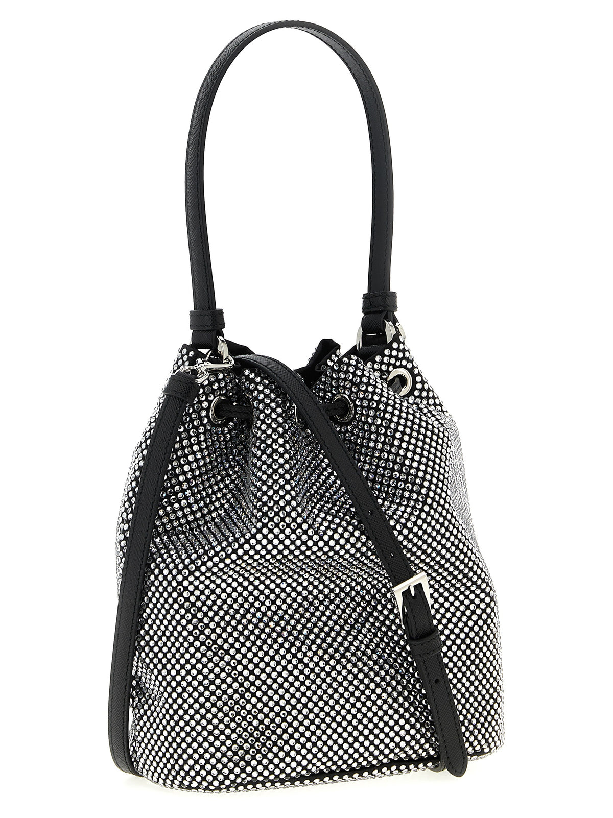 Prada Graue Handtasche aus Viskose