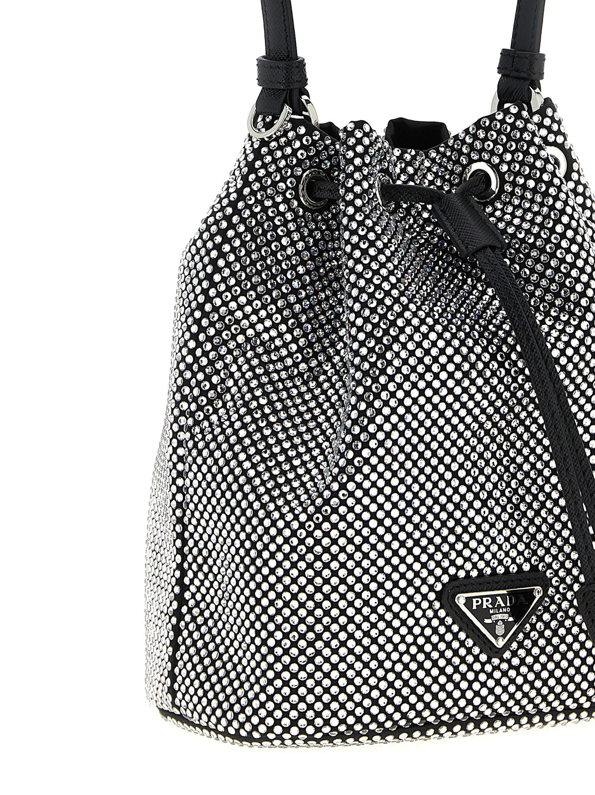 Prada Graue Handtasche aus Viskose