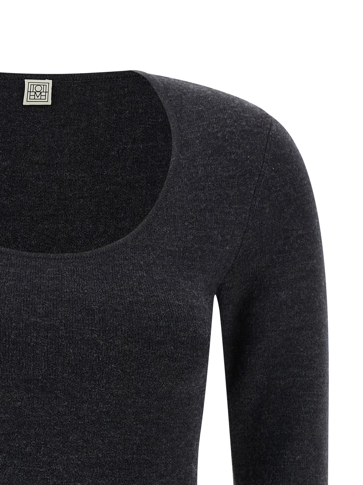 TOTEME Grauer Cardigan aus Viskose
