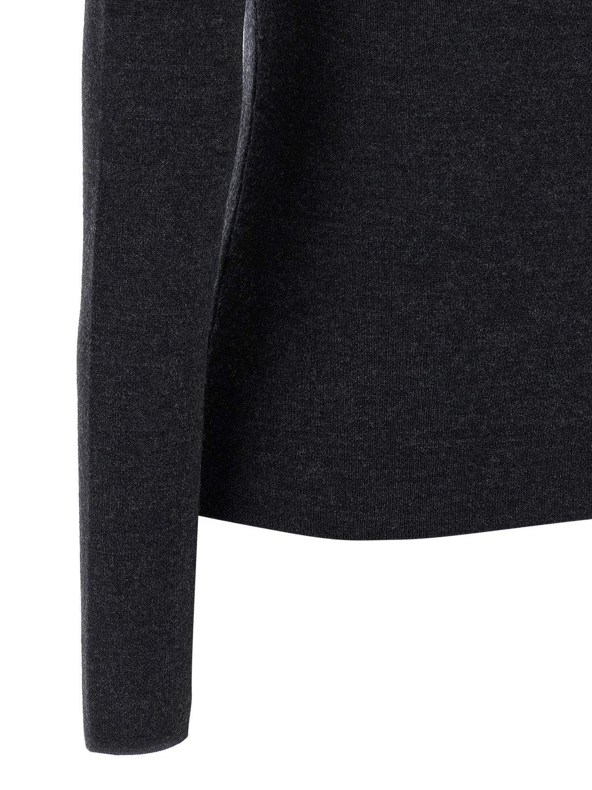 TOTEME Grauer Cardigan aus Viskose