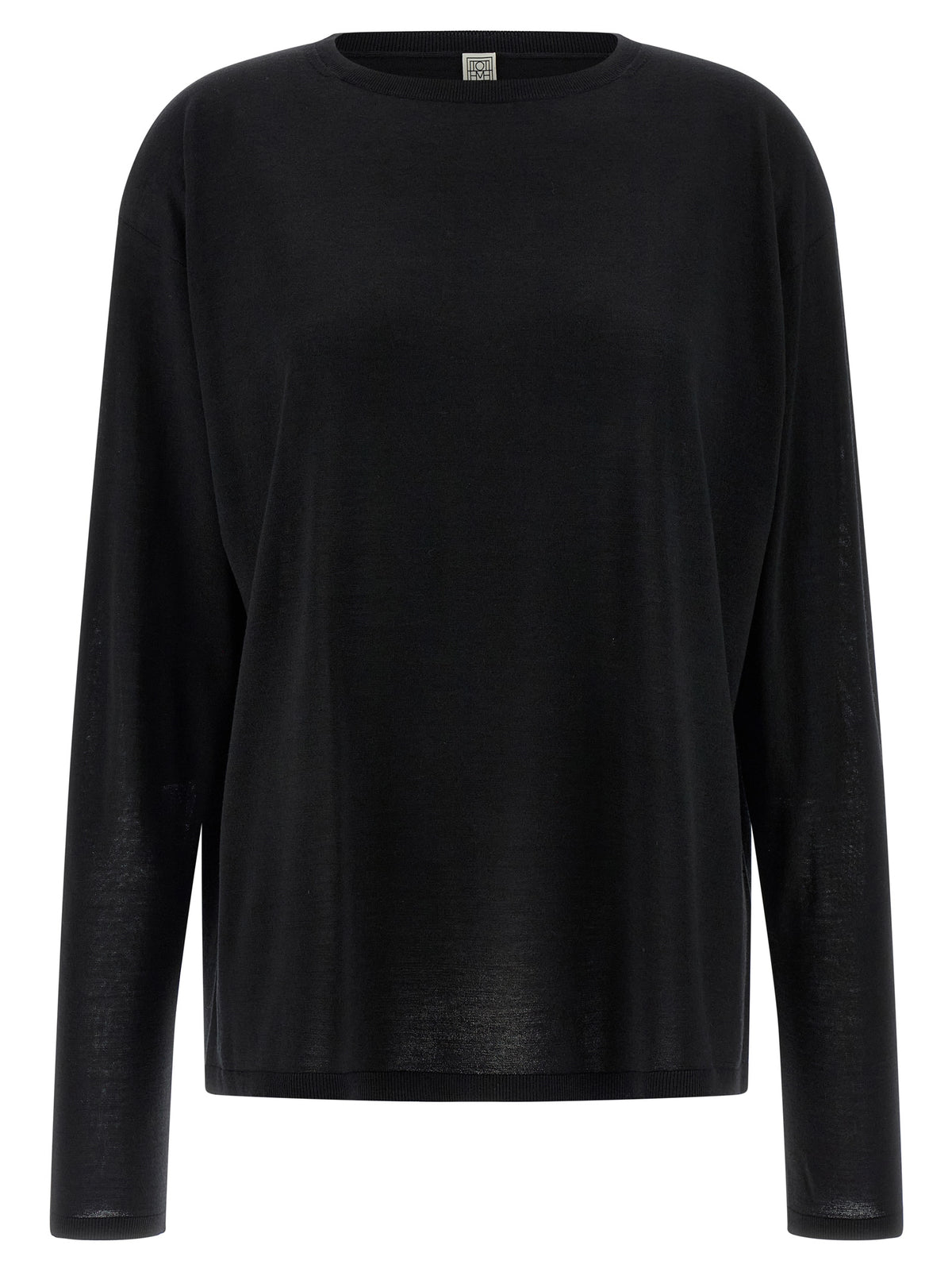 TOTEME Schwarzer Wollcardigan