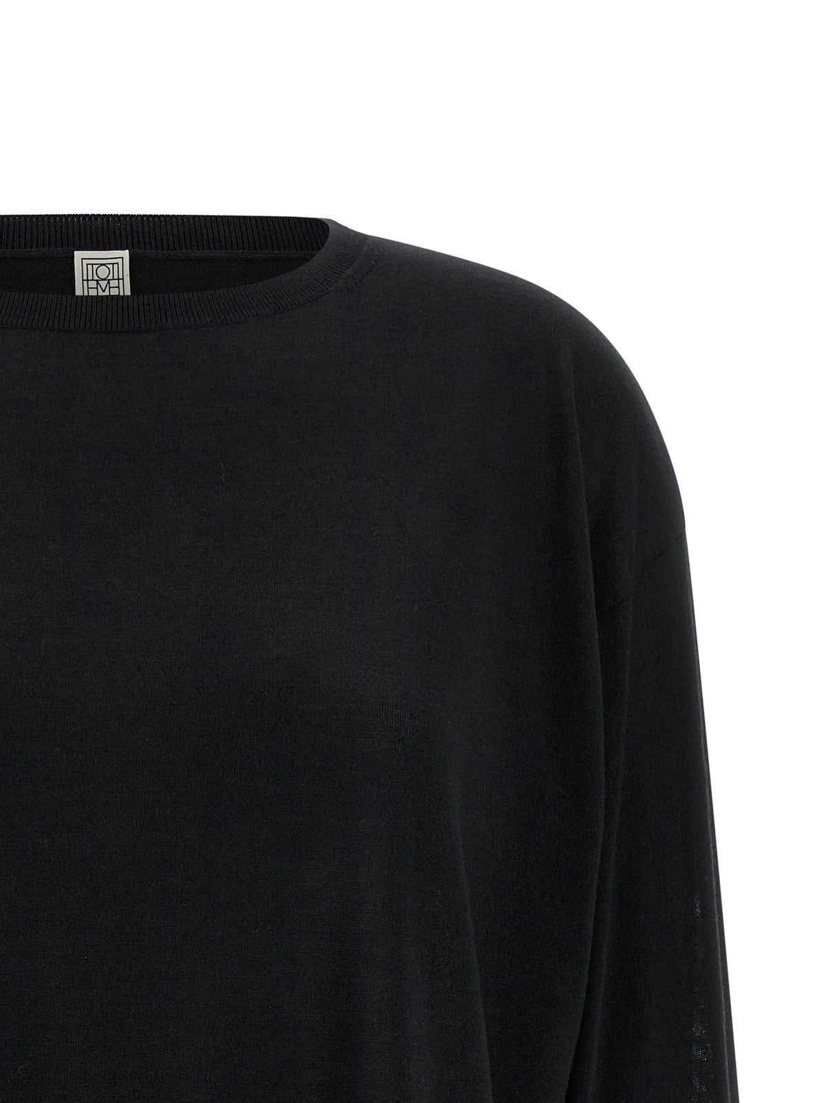 TOTEME Schwarzer Wollcardigan