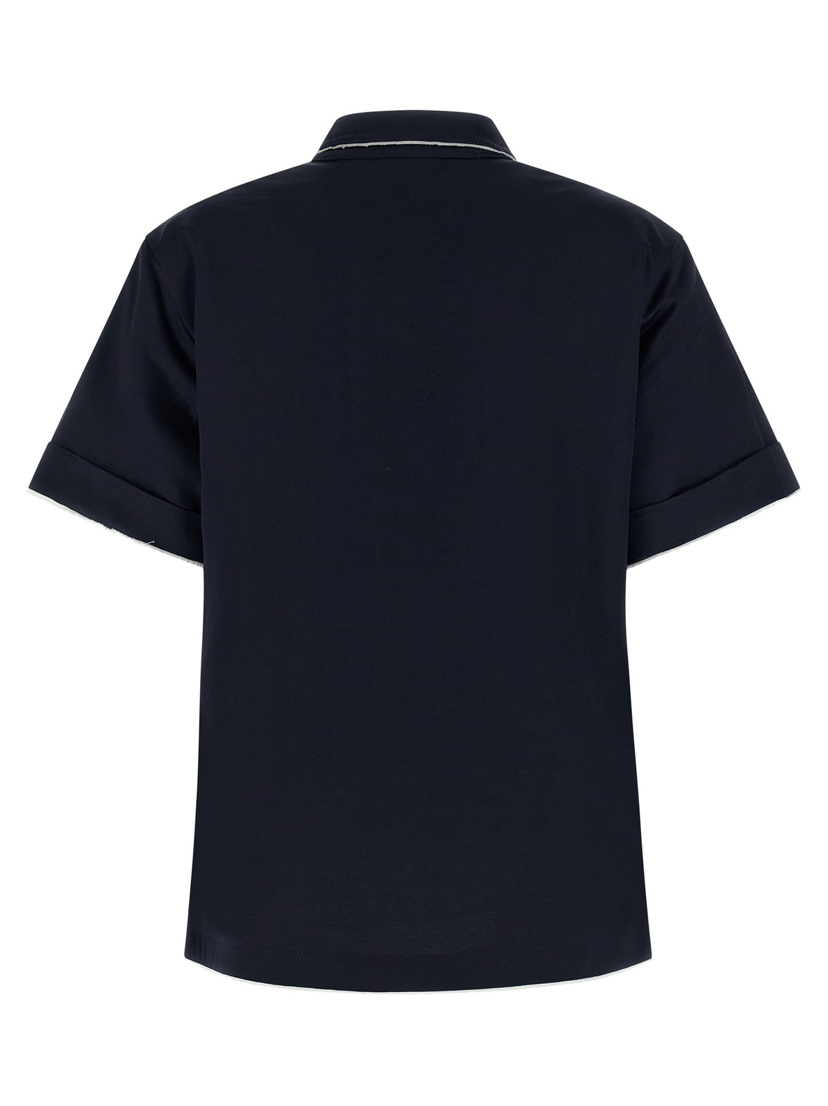 Prada Blaues Baumwoll-Polohemd