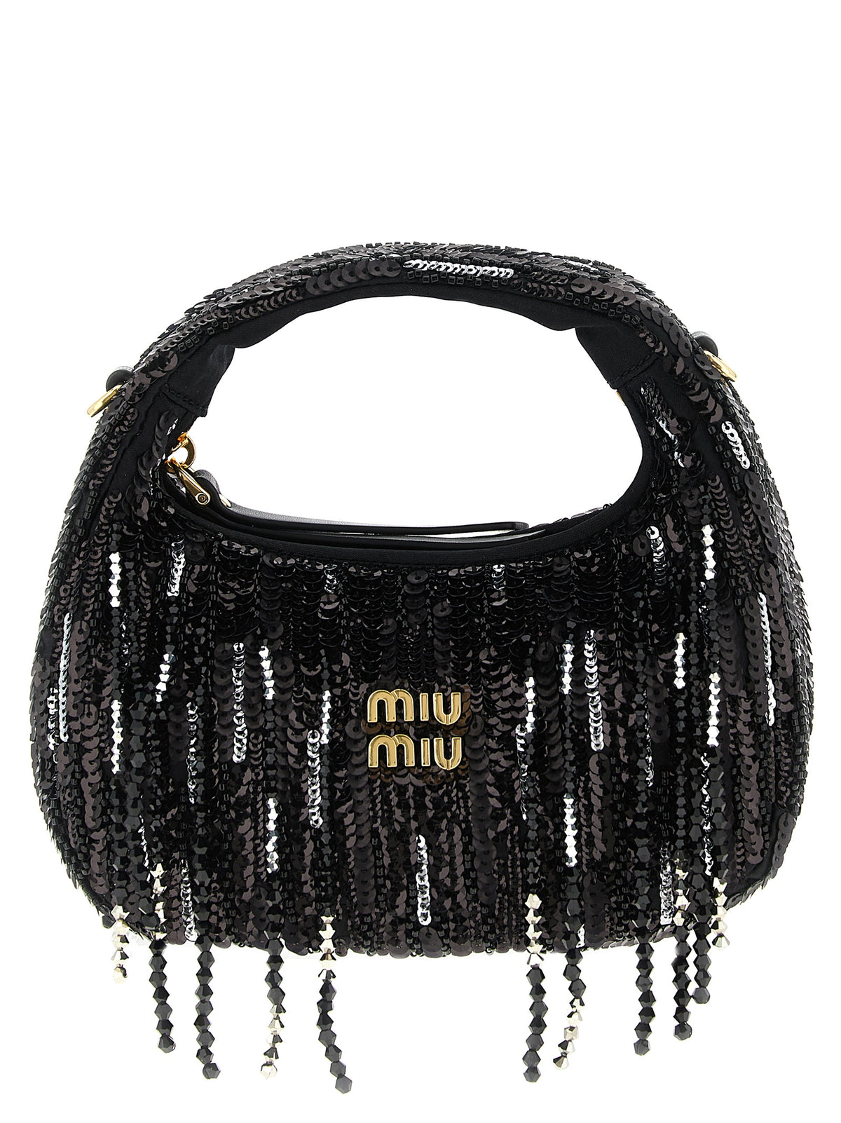 Miu Miu Schwarze Handtasche aus Polyester