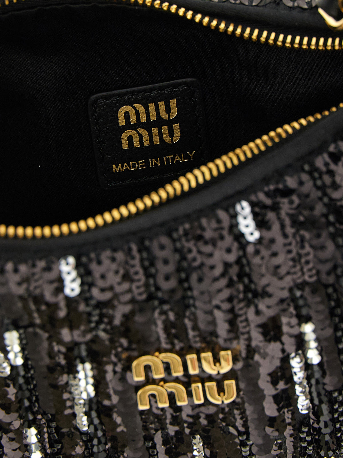 Miu Miu Schwarze Handtasche aus Polyester