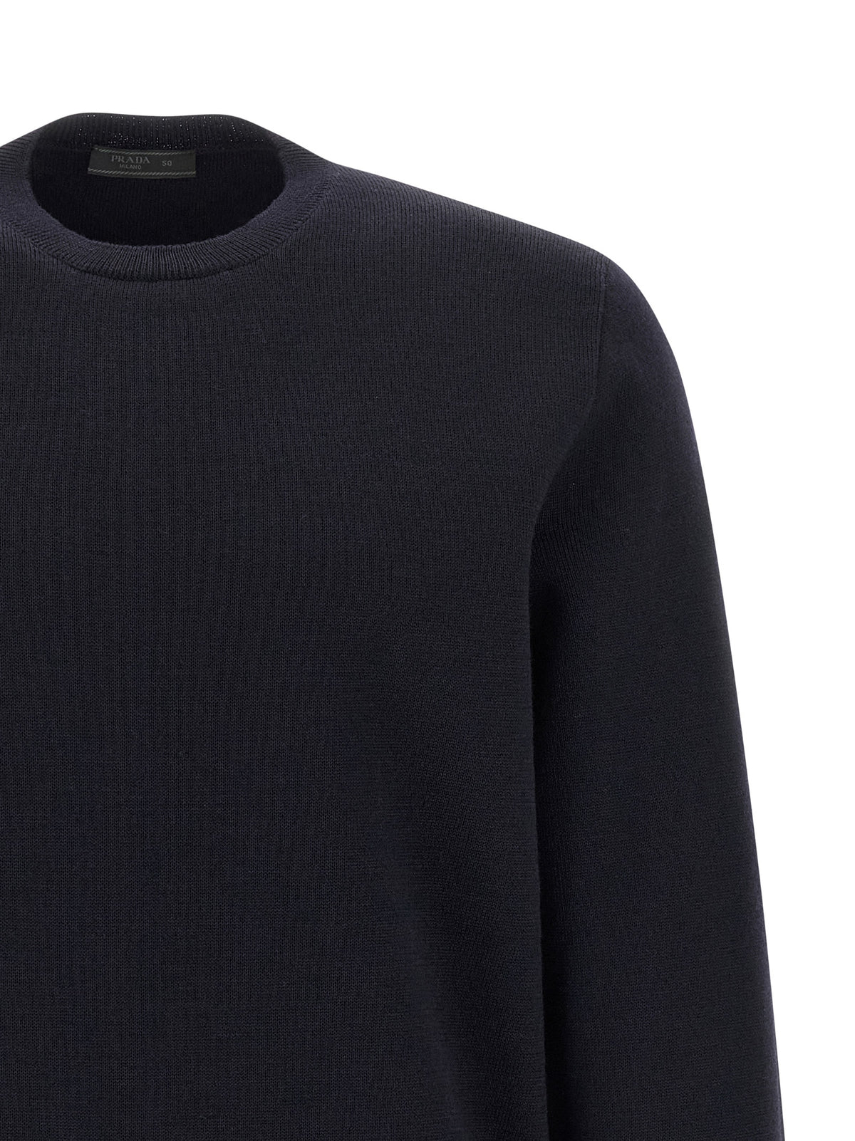Prada Blauer Cardigan aus Schurwolle