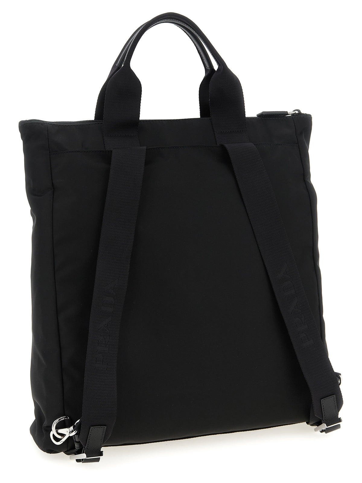 Prada Schwarze Tote Bag aus recyceltem Polyamid