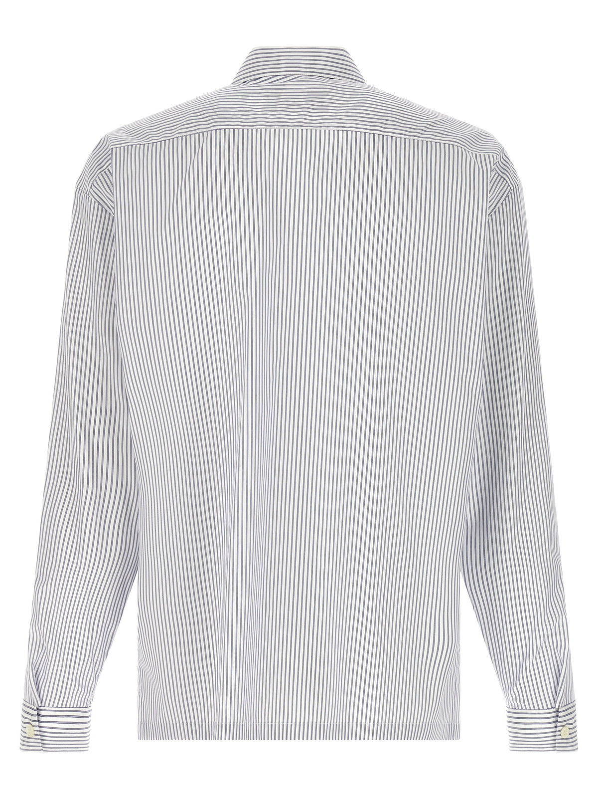 Prada Blaue Baumwollbluse