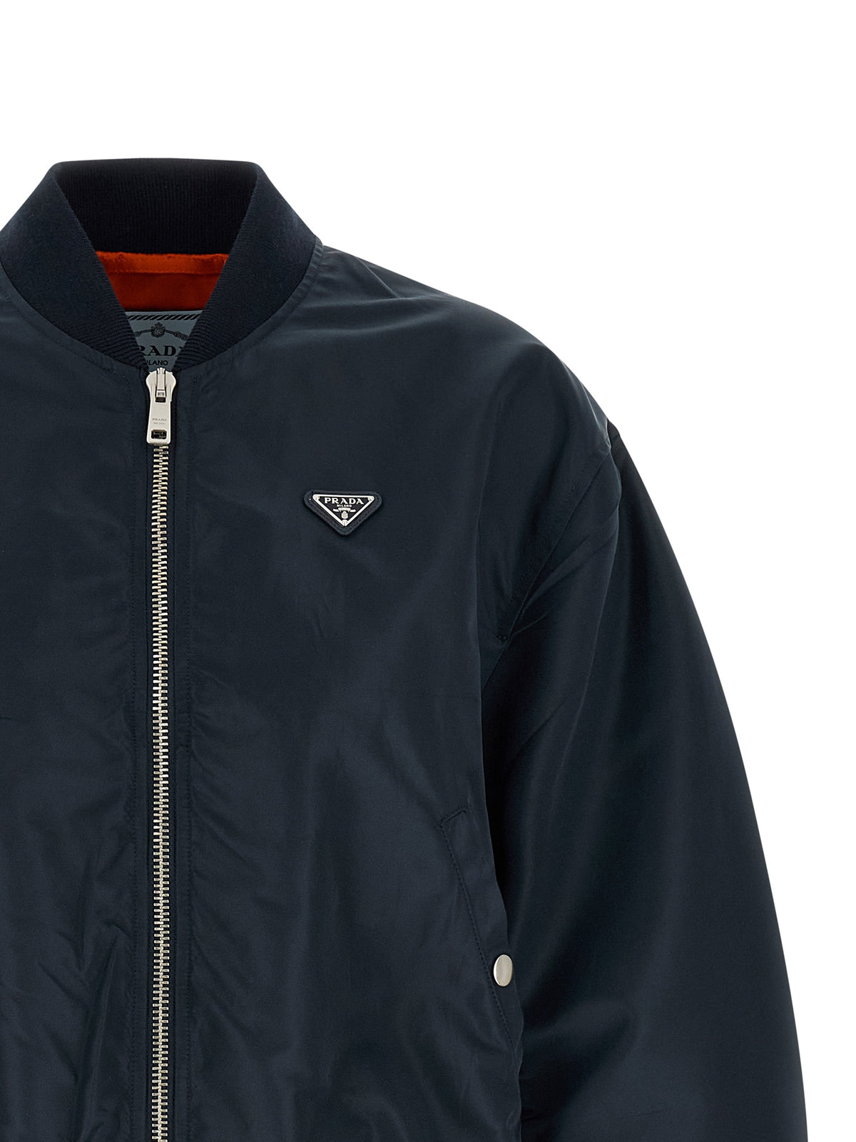Prada Blauer Bomber aus Polyamid