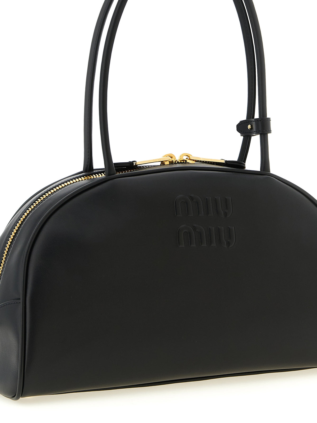 Miu Miu Schwarze Kalbsleder-Schultertasche