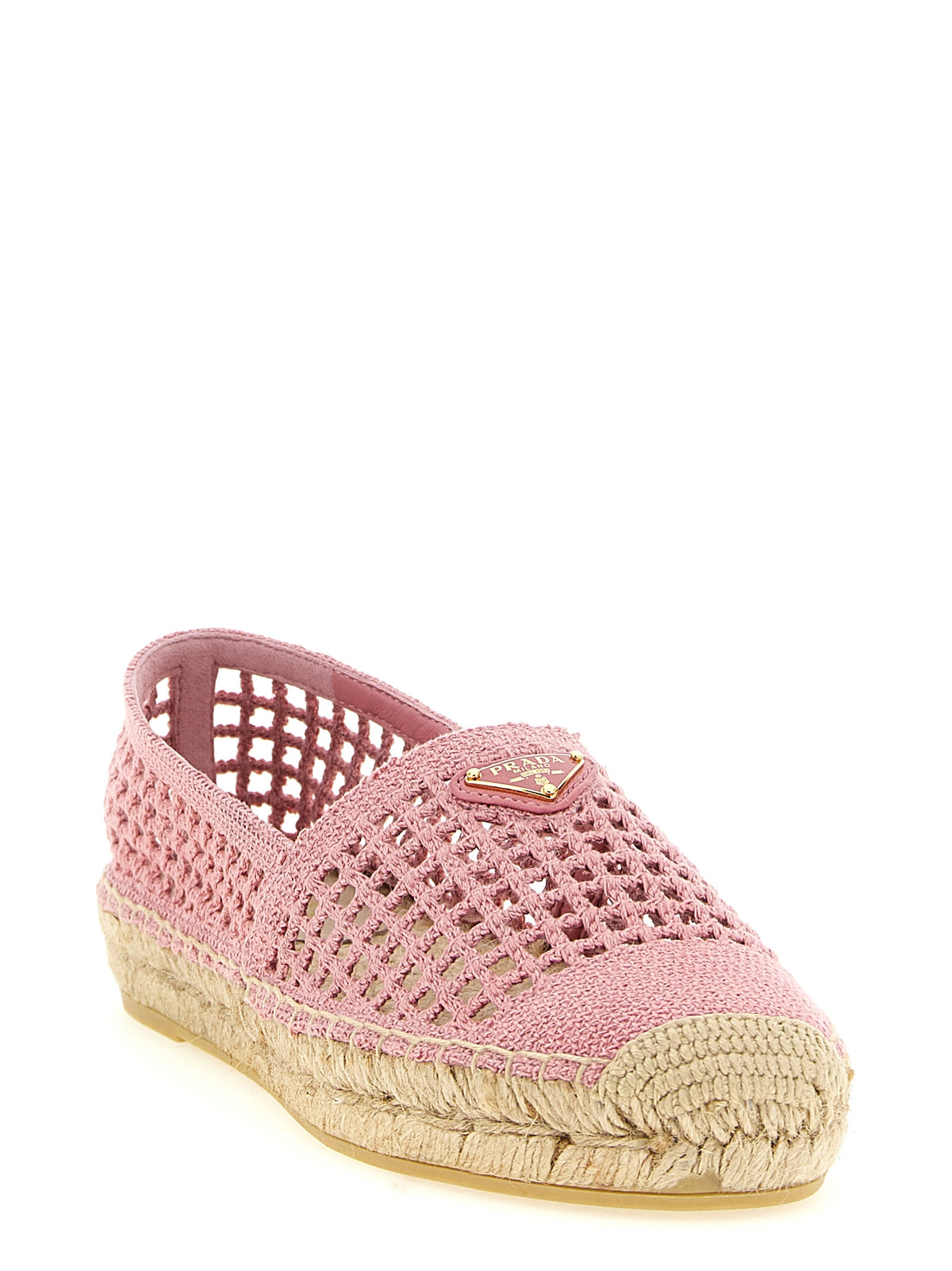 Prada Mehrfarbige Espadrilles aus Baumwolle
