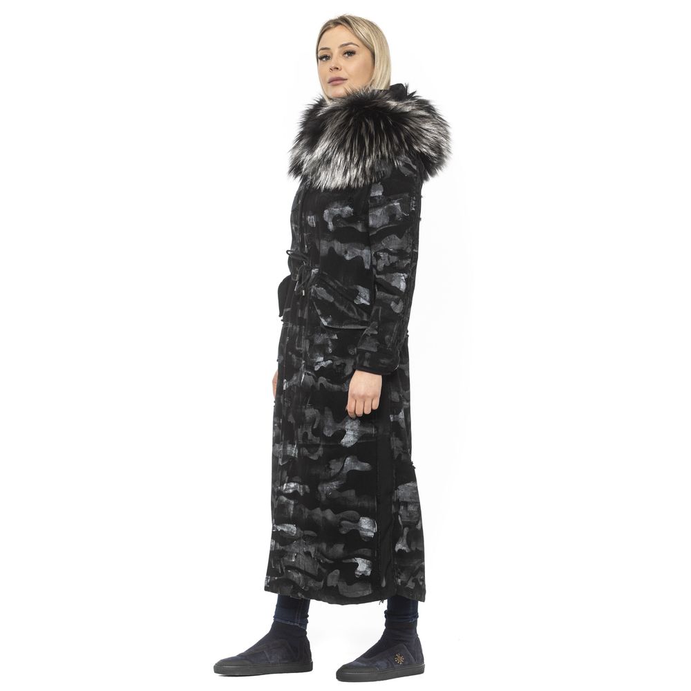 Mr&Mrs Italy Schwarze Baumwolljacken &
