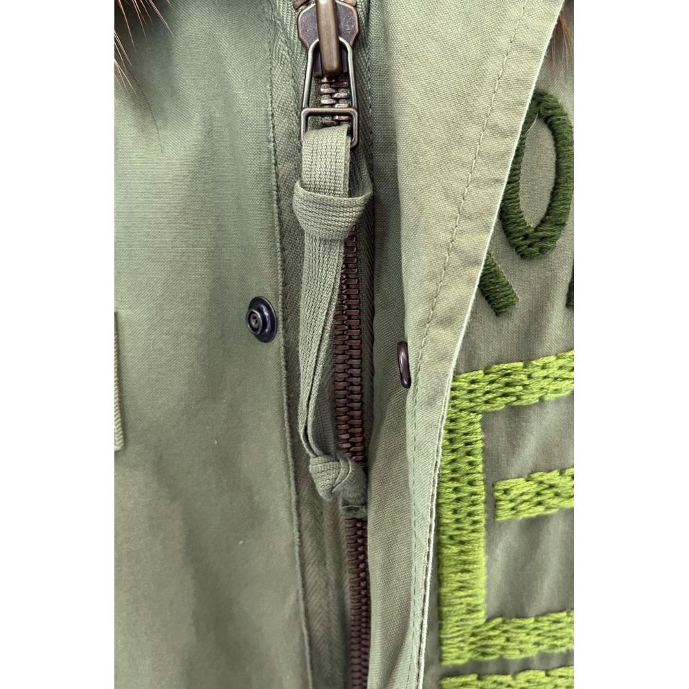 Mr&Mrs Italy Grüne Baumwolljacke für Damen