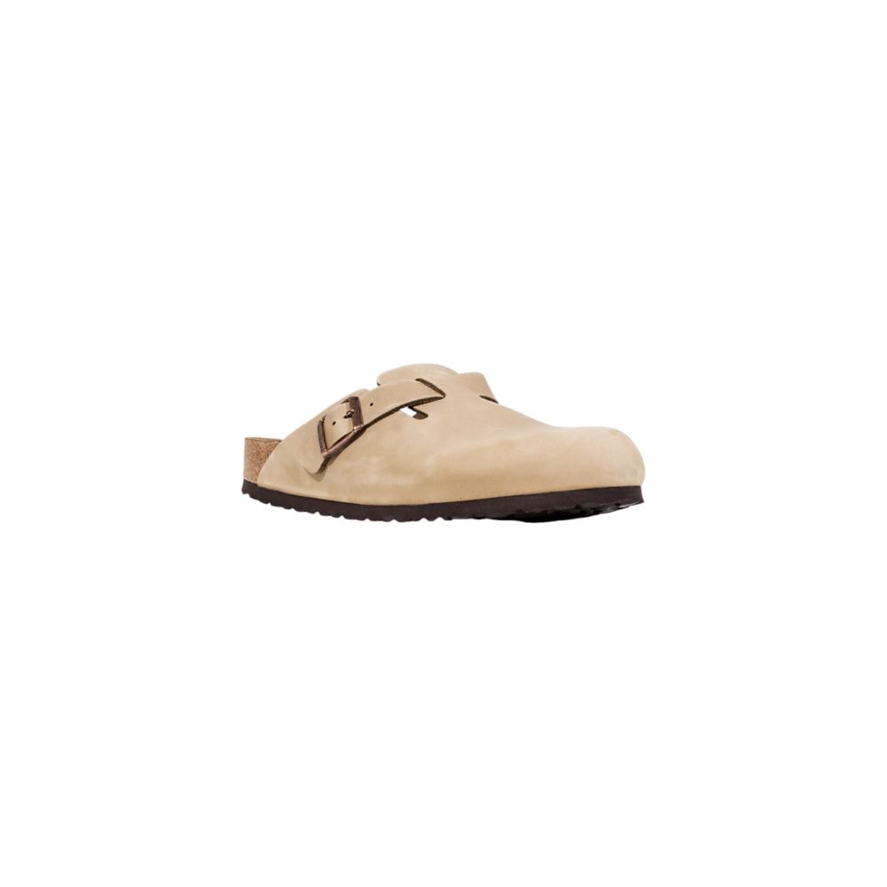 Birkenstock Beige Leder Clogs