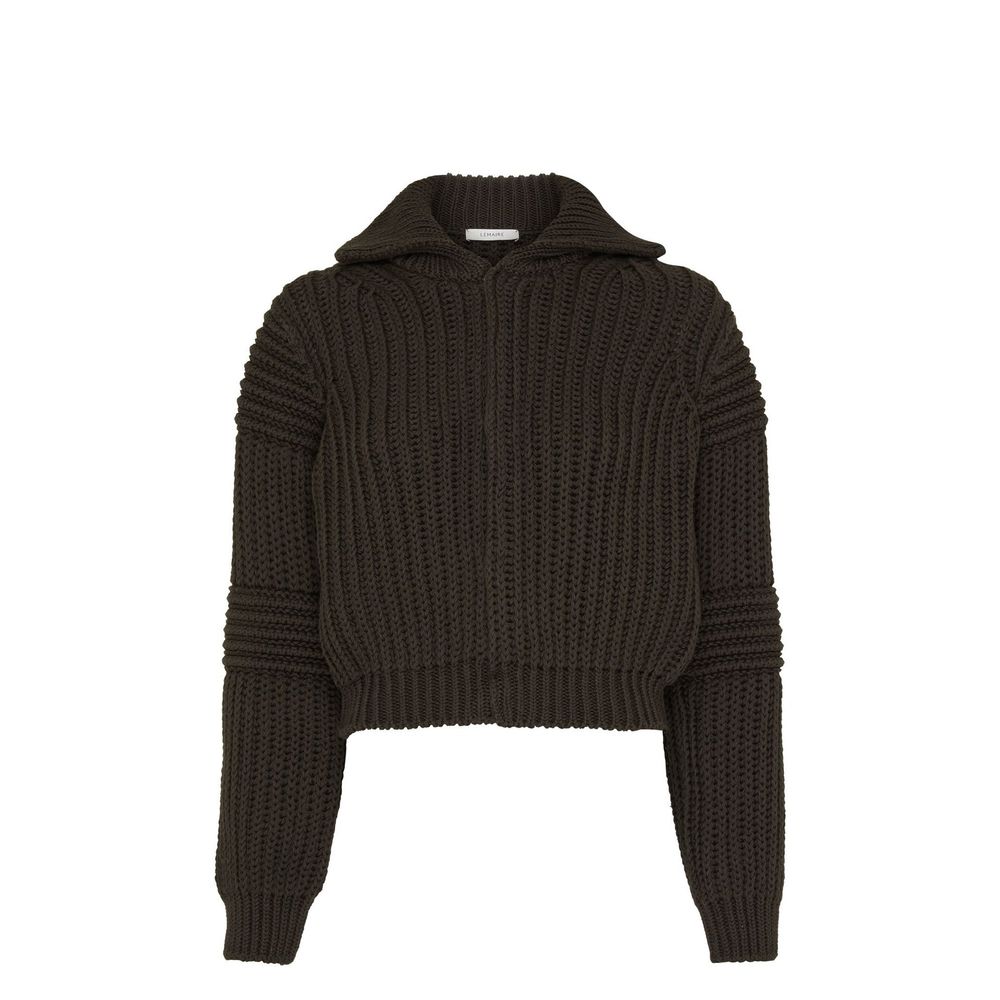 Lemaire Brauner Baumwollcardigan