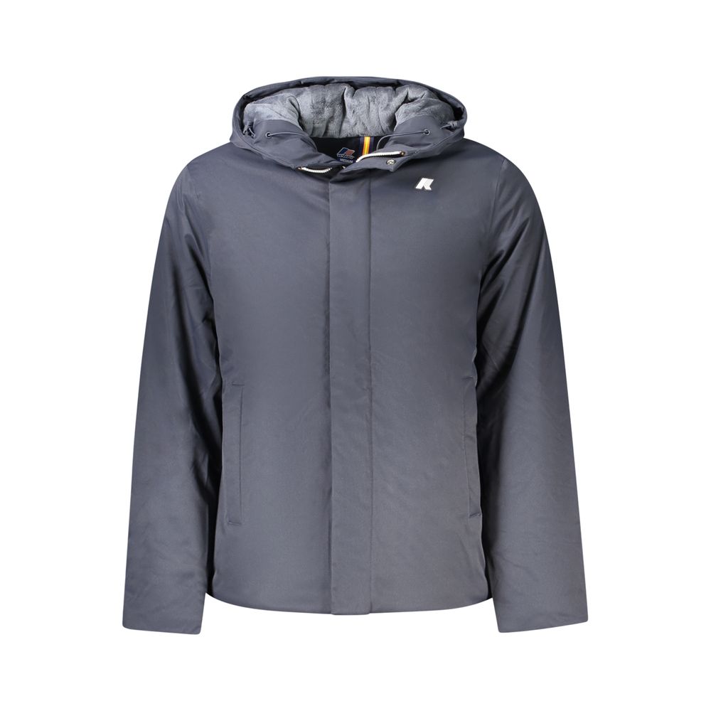 K-WAY Blaue Herrenjacke aus Polyester