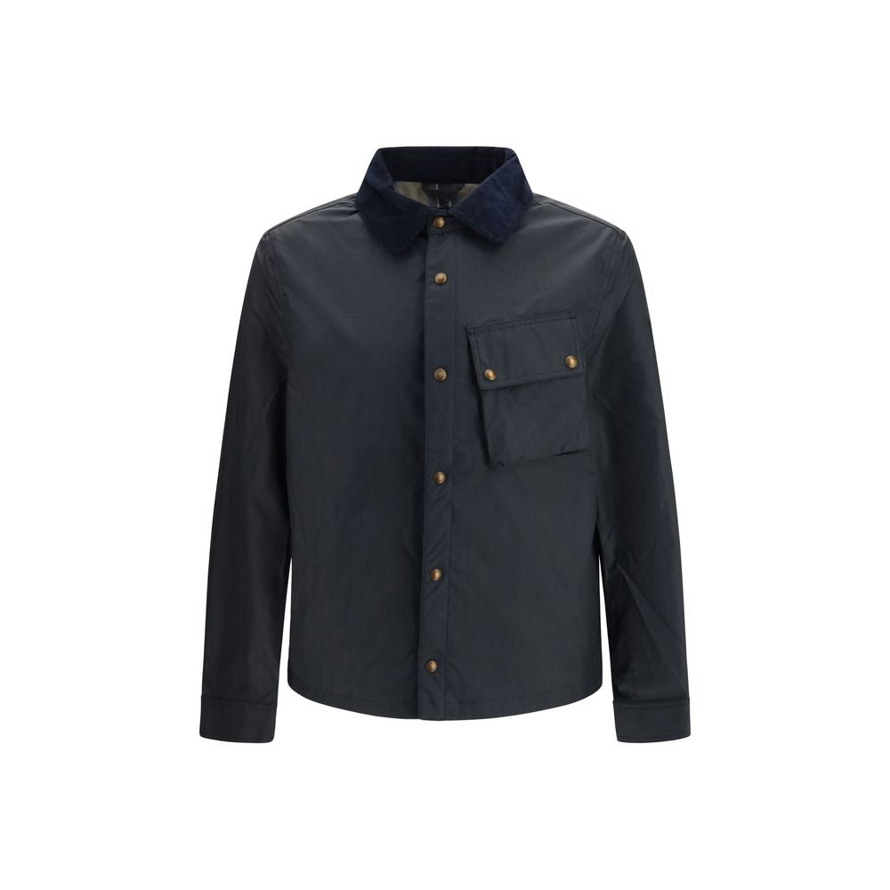 Belstaff Blaue Baumwolljacke in voller Länge