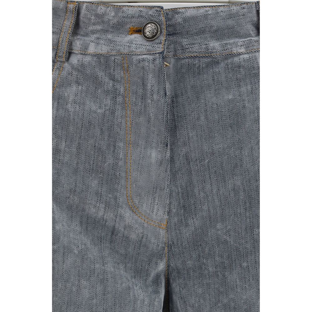 Forte_Forte Graue Jeans aus Baumwolle