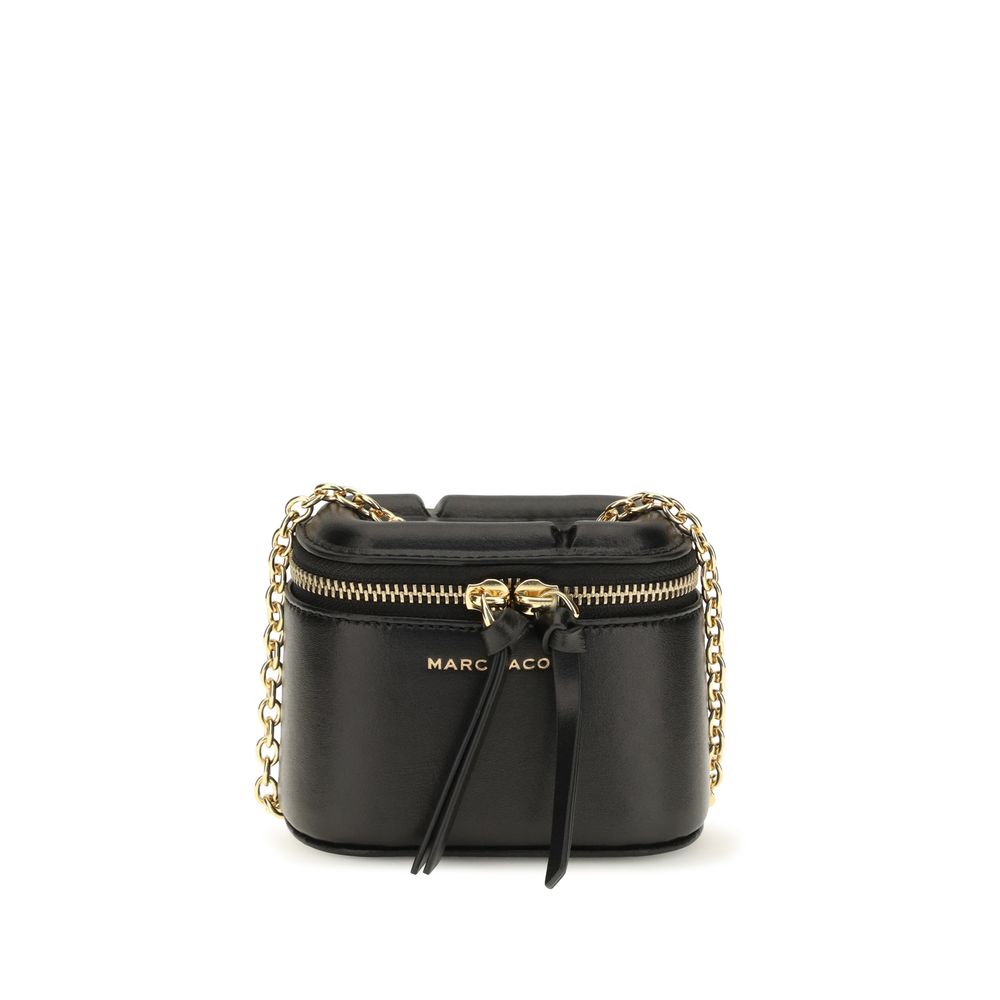Marc Jacobs Schwarze Bos Taurus Kalbsleder Schultertasche