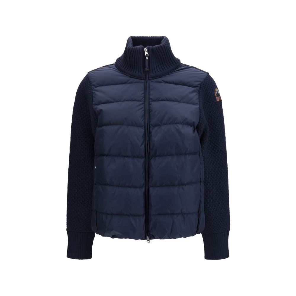 Parajumpers Blaue Polyamid-Jacke in voller Länge