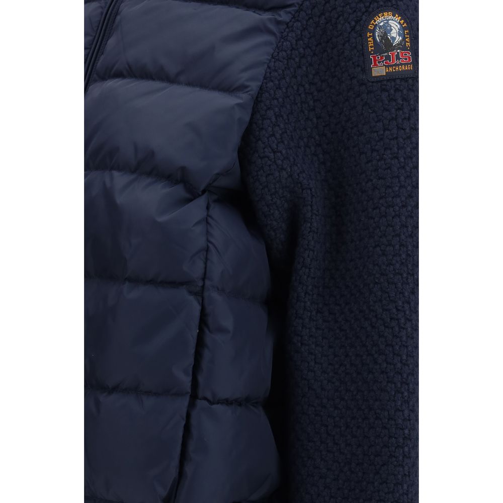 Parajumpers Blaue Polyamid-Jacke in voller Länge
