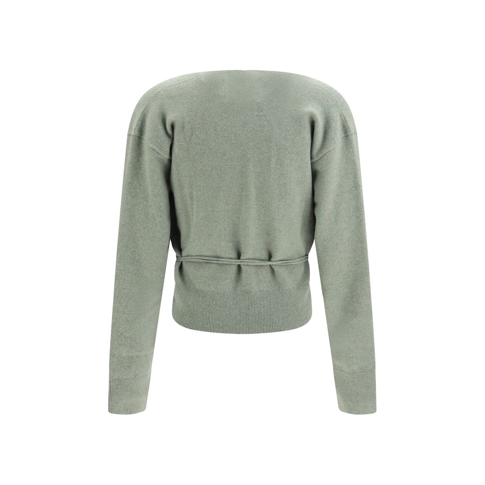 Extreme Cashmere Zweifarbige Kaschmir-Strickjacke