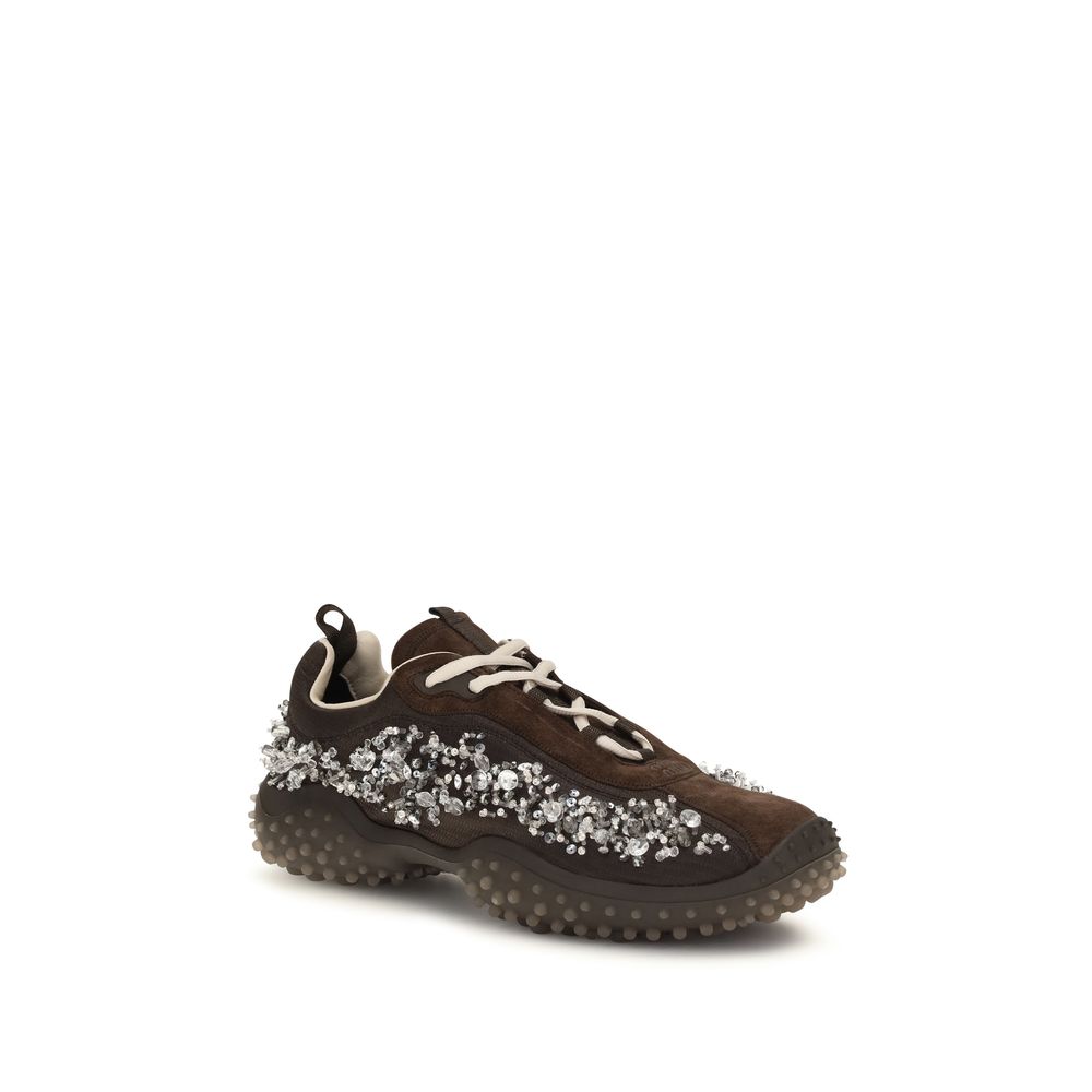 Miu Miu Braune Wildleder-Sneaker