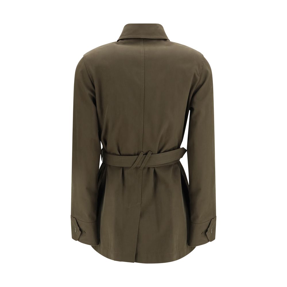 Burberry Baumwolljacke in Zweifarbenoptik