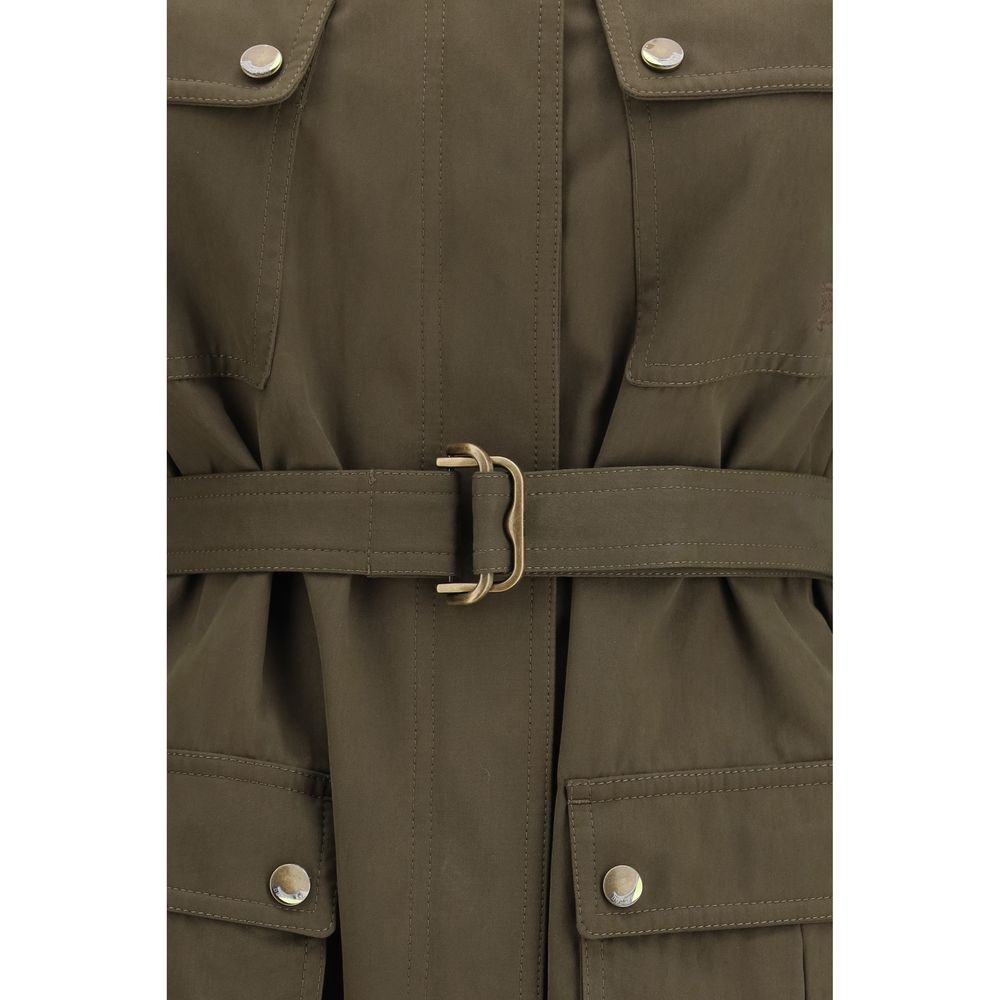 Burberry Baumwolljacke in Zweifarbenoptik