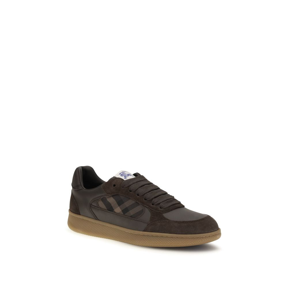 Burberry Braune Kalbsleder Bos Taurus Athletic Sneaker