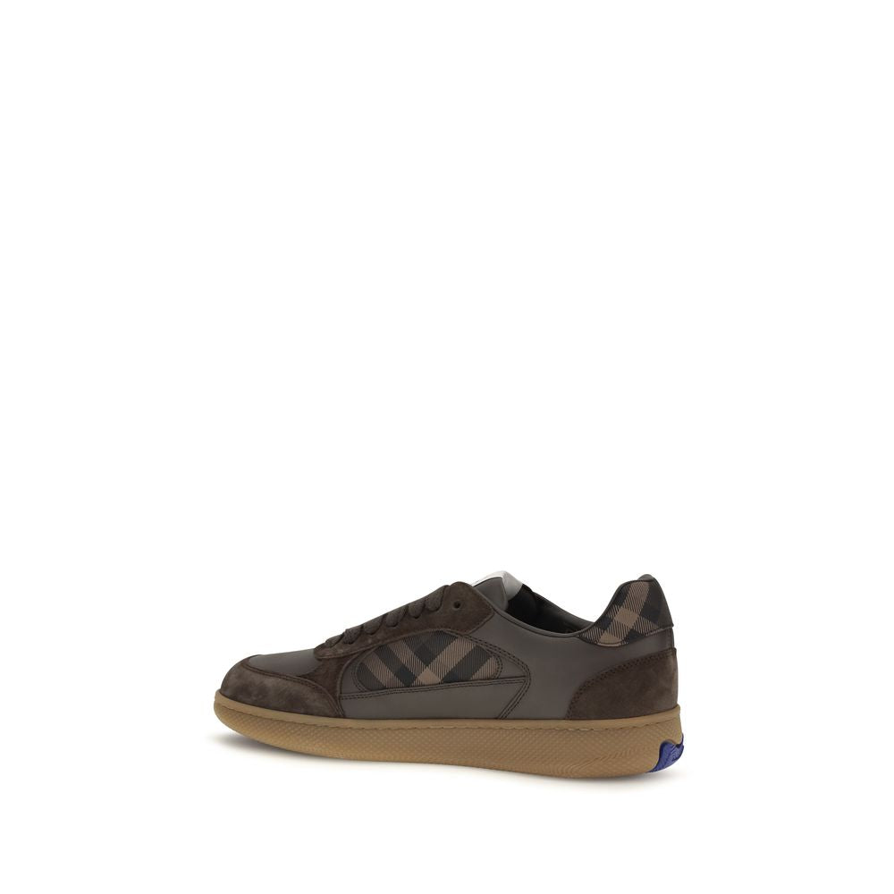 Burberry Braune Kalbsleder Bos Taurus Athletic Sneaker
