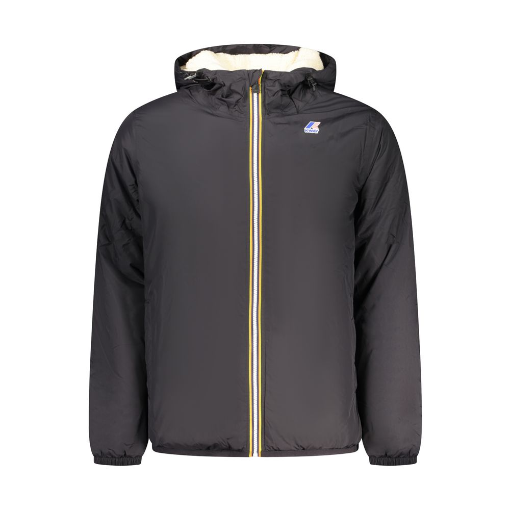 K-WAY Schwarze Polyamid Herren Jacke